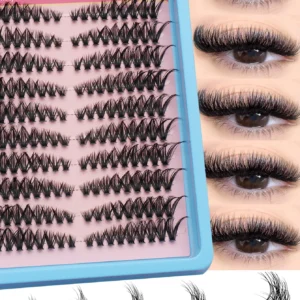 Ayrmilla C curl lash clusters 30/50/80P natural false eyelashes 3D fluffy DIY eyelash Extension cosplay Lashes makeup