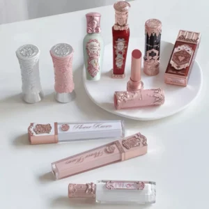 Flower Knows Full Collection Lip Gloss Tinted Lip Oil Vegan Hydrating Lip Makeup for Women Girls Non Sticky Moisturizing Shine